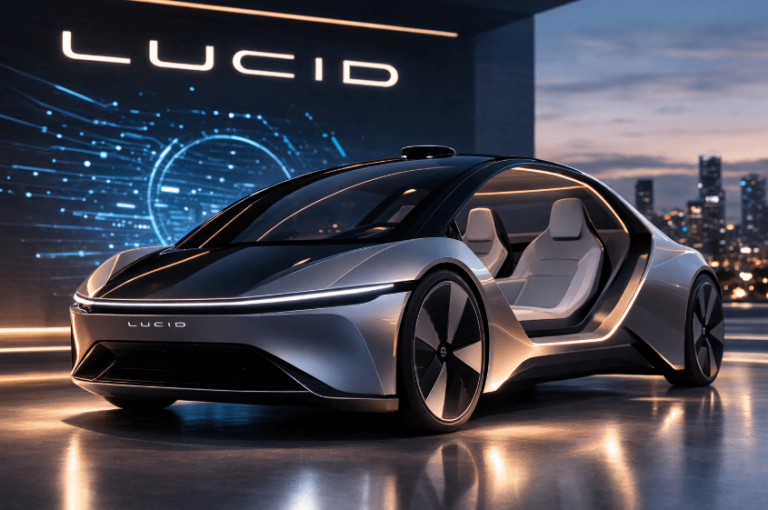 루시드, 2인승 로보택시 콘셉트 ‘루나’ 공개…테슬라와 자율주행 경쟁 본격화 루시드, 2인승 로보택시 콘셉트 ‘루나’ 공개…테슬라와 자율주행 경쟁 본격화